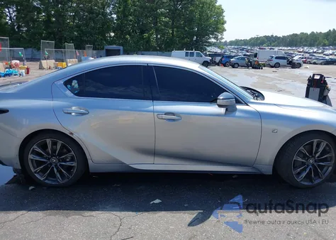 2021 Lexus Is 350 F Sport из США, поврежденный, VIN JTHGZ1B26M5042351